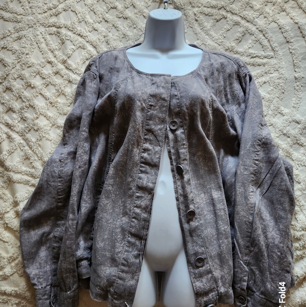 Coldwater Creek...Elegant Gray Women's Jacket - Picture 2 of 3